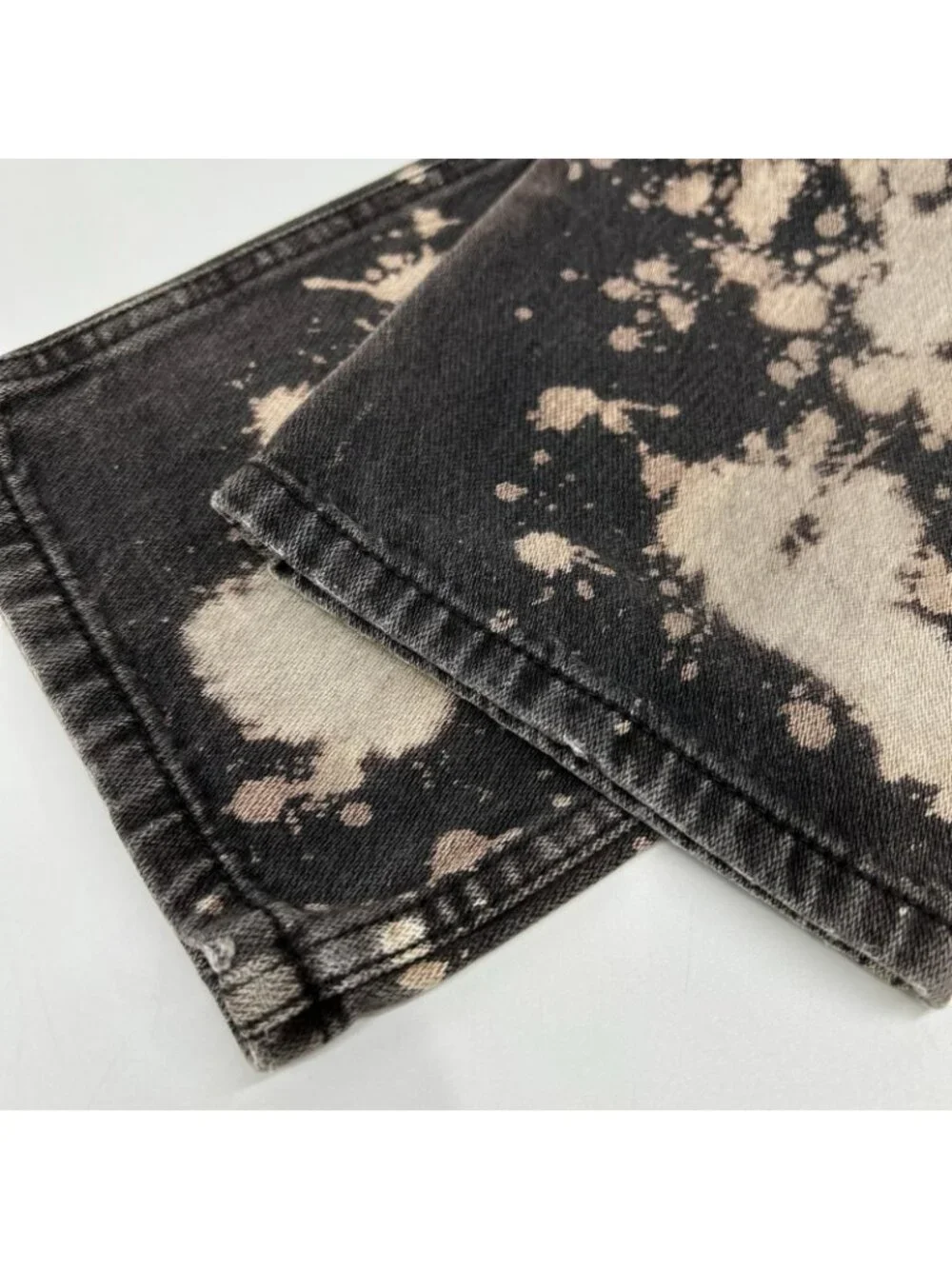Gucci Gray Bleached Denim Pants 32 Jeans